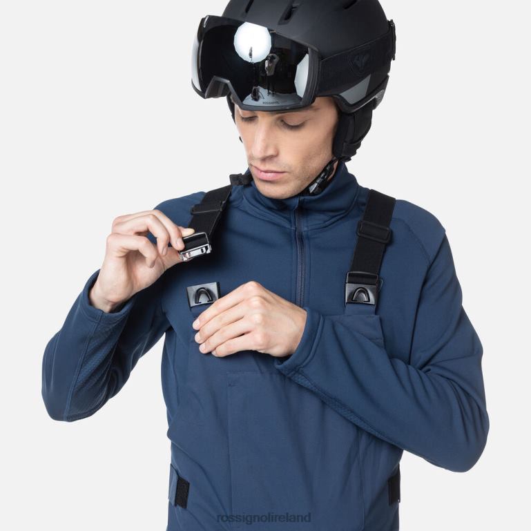 Rossignol Bottoms Men Relaxed Bib Pants Darknavy 62R6R363