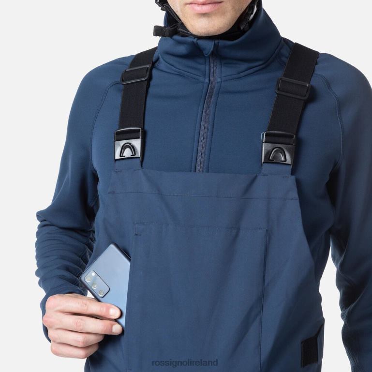 Rossignol Bottoms Men Relaxed Bib Pants Darknavy 62R6R363