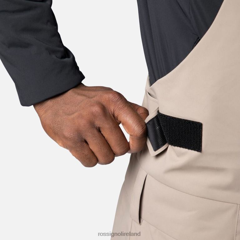 Rossignol Bottoms Men Relaxed Bib Pants Dune 62R6R388