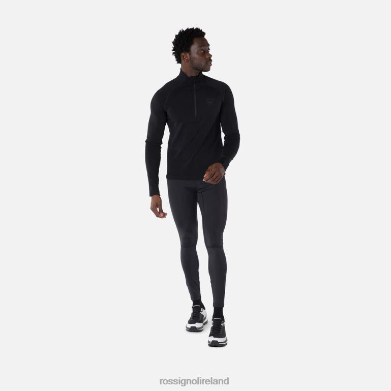 Rossignol Bottoms Men Lightweight Breathable Running Tights Black 62R6R446