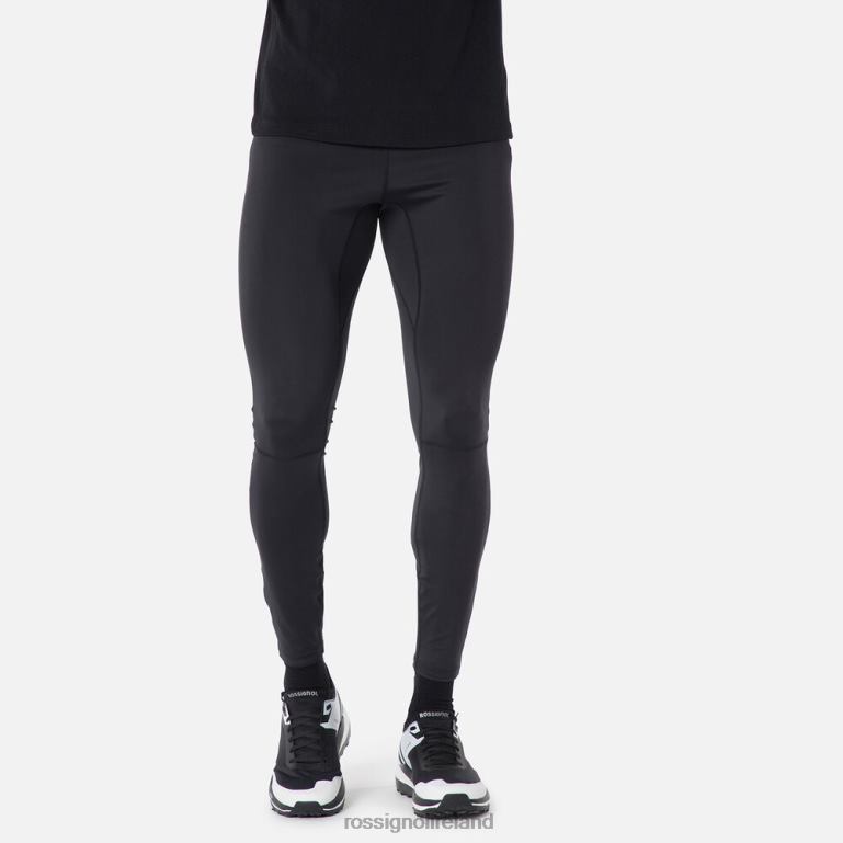 Rossignol Bottoms Men Lightweight Breathable Running Tights Black 62R6R446
