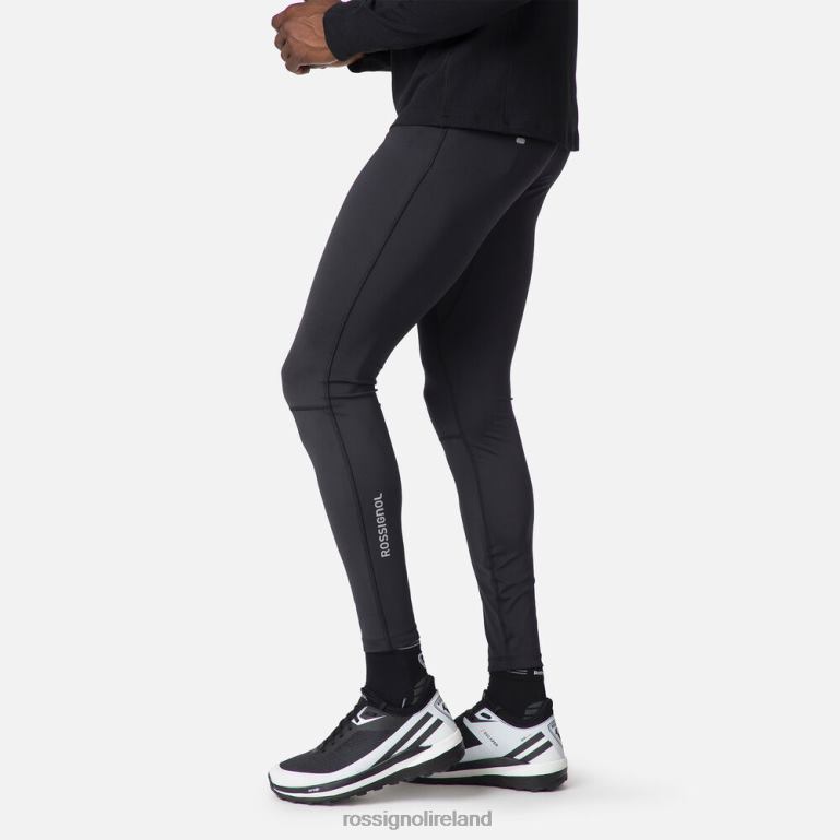 Rossignol Bottoms Men Lightweight Breathable Running Tights Black 62R6R446