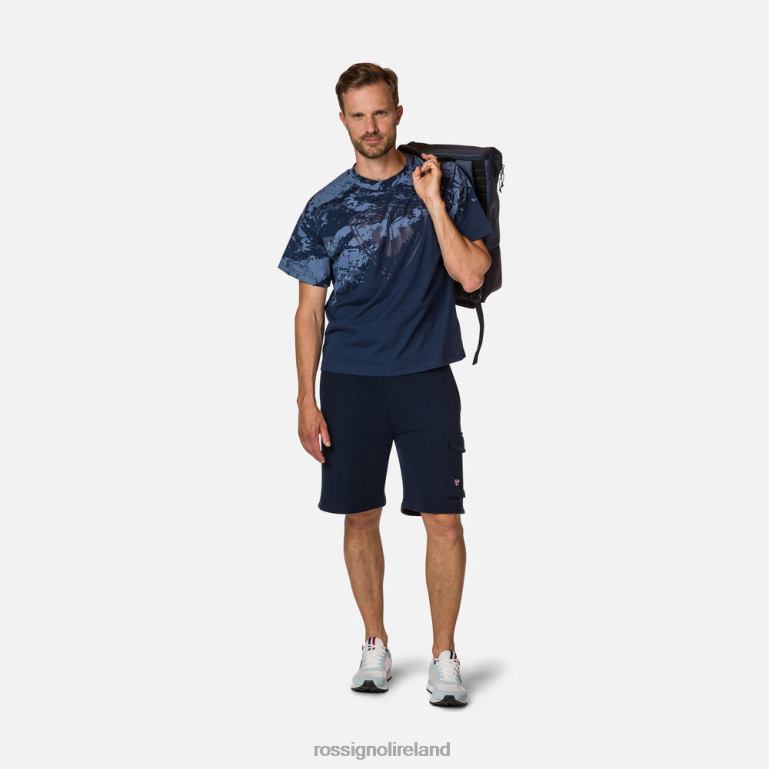 Rossignol Bottoms Men Cotton Comfortable Shorts Dark Navy 62R6R132