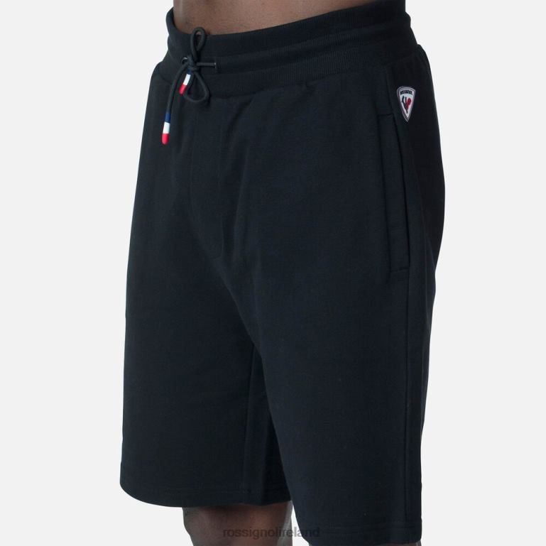 Rossignol Bottoms Men Logo Cotton Shorts Black 62R6R459