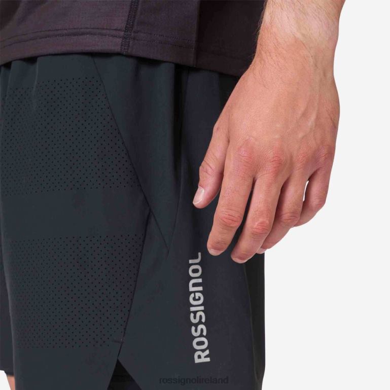 Rossignol Bottoms Men Trail Running Shorts Black 62R6R135