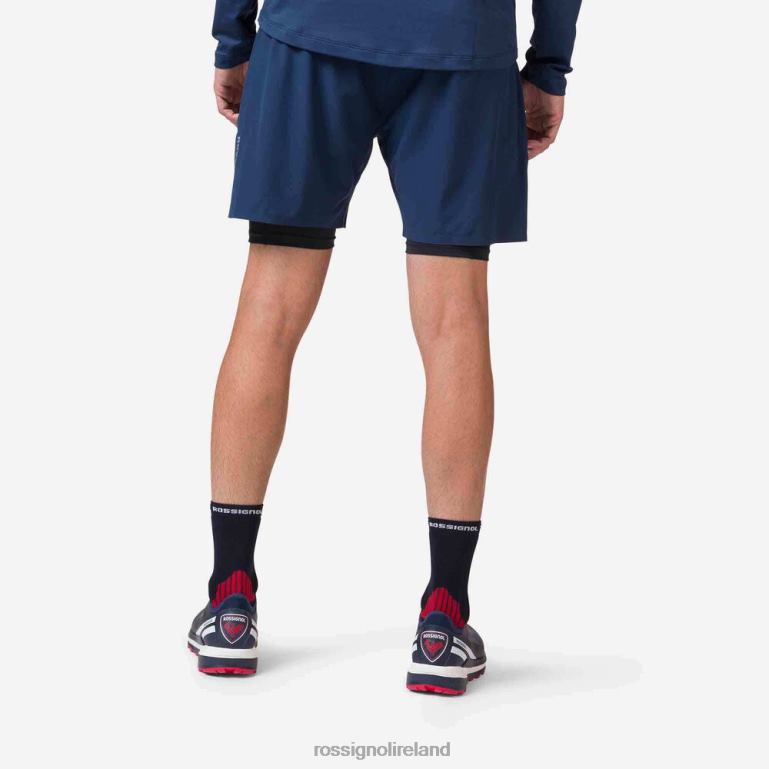 Rossignol Bottoms Men Trail Running Shorts Dark Navy 62R6R126