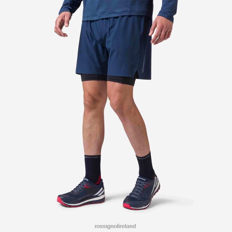 Rossignol Bottoms Men Trail Running Shorts Dark Navy 62R6R126