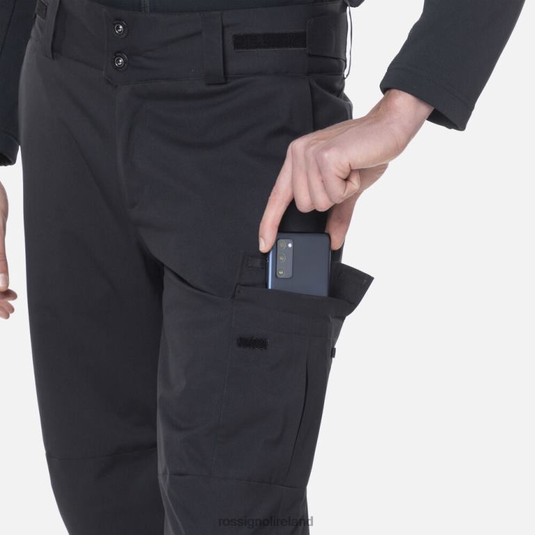 Rossignol Bottoms Men Relaxed Ski Pants Black 62R6R362