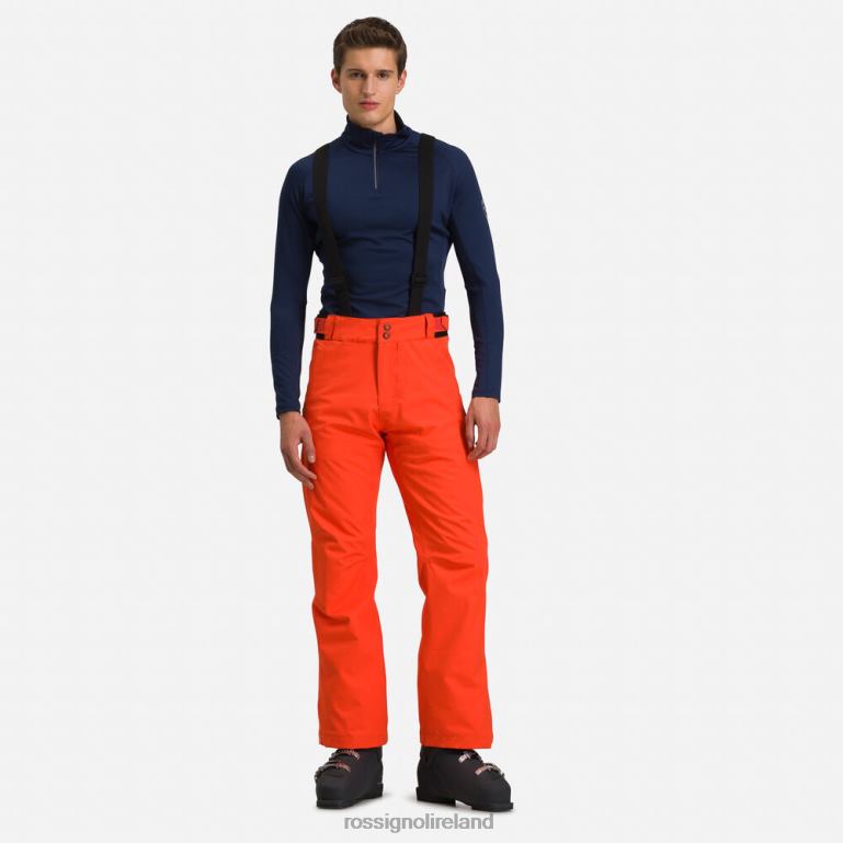 Rossignol Bottoms Men Ski Pants Oxyorange 62R6R165