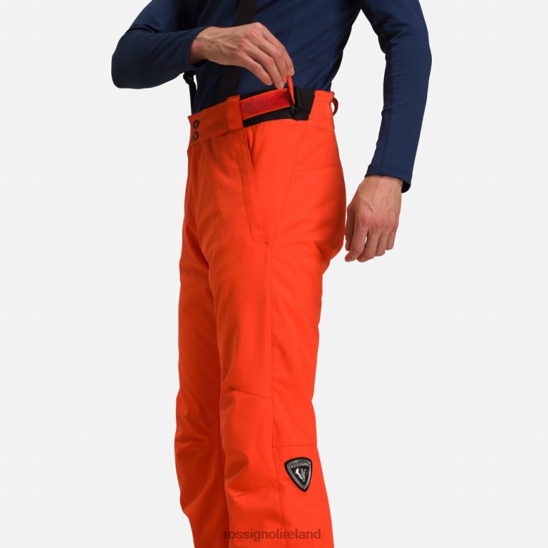 Rossignol Bottoms Men Ski Pants Oxyorange 62R6R165