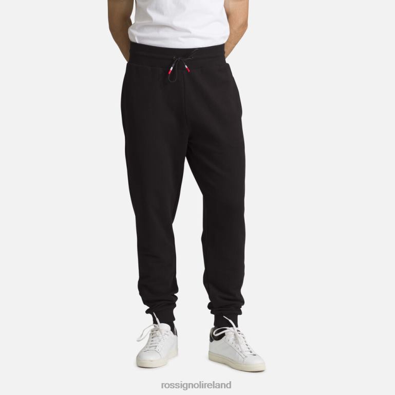 Rossignol Bottoms Men Logo Cotton Sweatpants Black 62R6R337