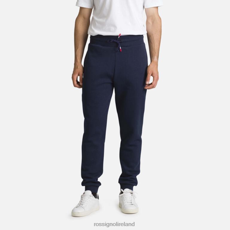 Rossignol Bottoms Men Logo Cotton Sweatpants Darknavy 62R6R256