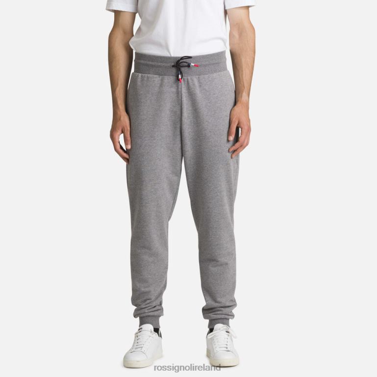 Rossignol Bottoms Men Logo Cotton Sweatpants Heathergrey 62R6R379