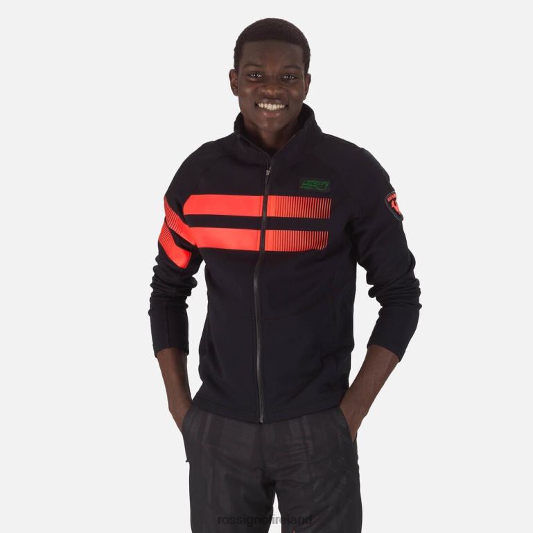 Rossignol Tops Men Hero Clim Fleece Jacket Black 62R6R627
