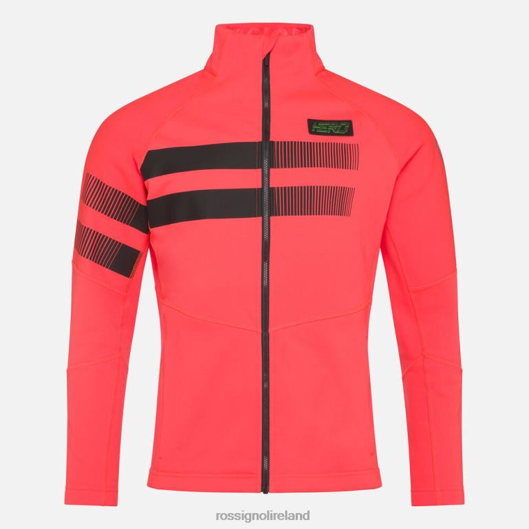 Rossignol Tops Men Hero Clim Fleece Jacket Neonred 62R6R71