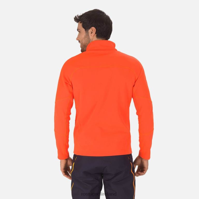 Rossignol Tops Men Hero Clim Fleece Jacket Neonred 62R6R71