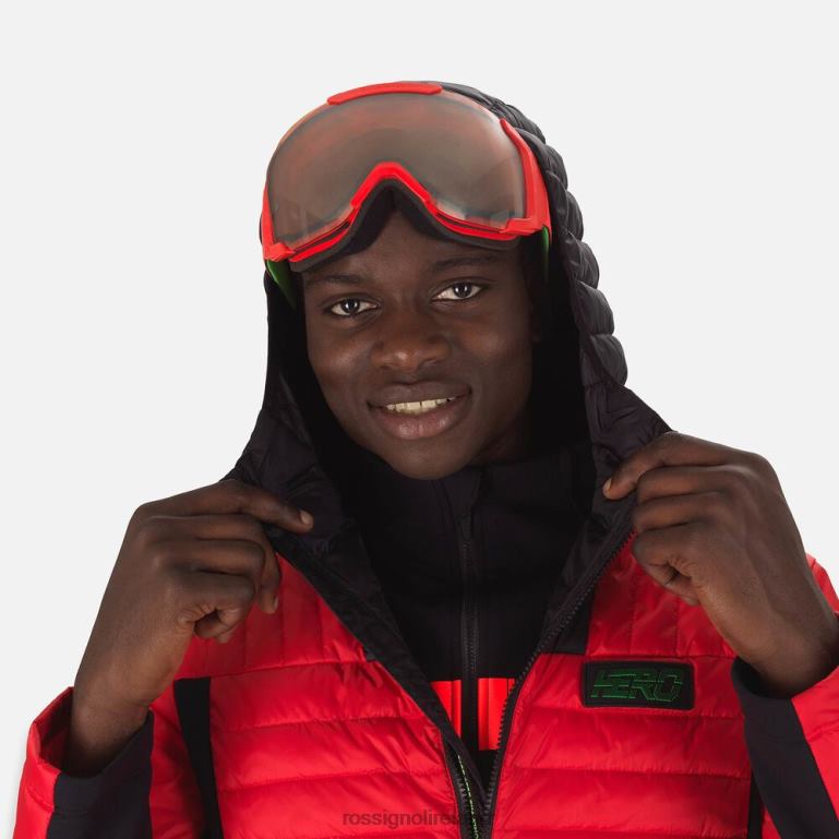 Rossignol Tops Men Hero Hybrid Light Jacket Neon Red 62R6R626