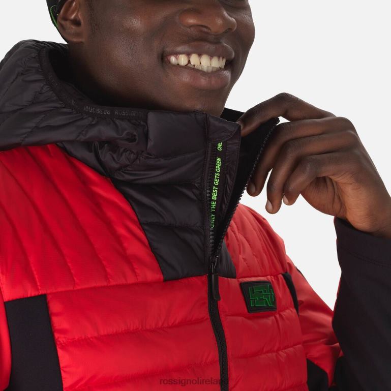 Rossignol Tops Men Hero Hybrid Light Jacket Neon Red 62R6R626