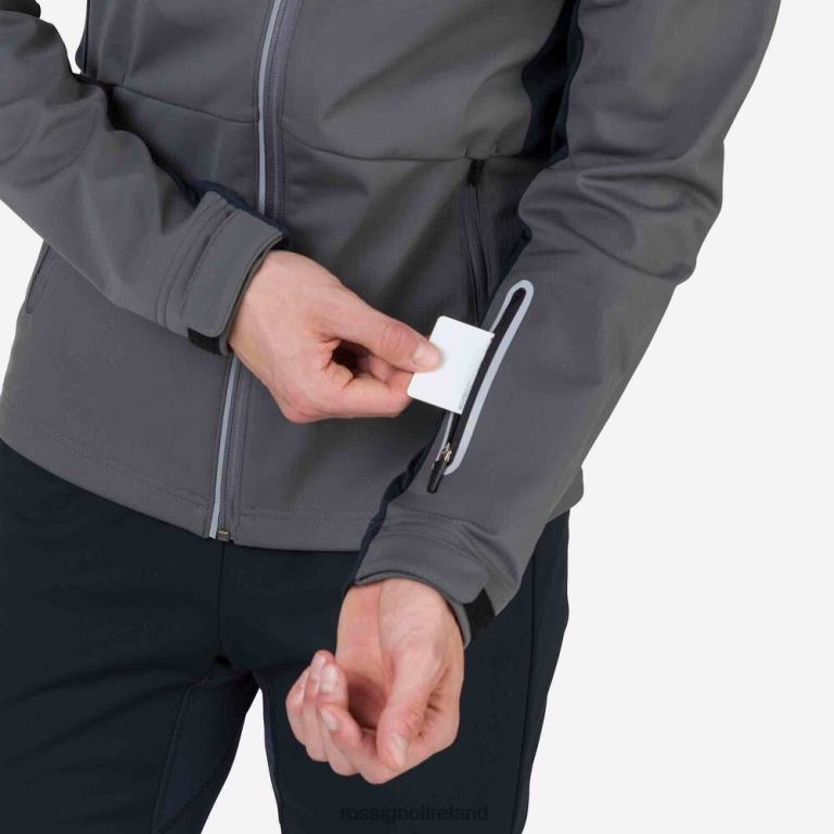 Rossignol Tops Men Soft Shell Jacket Onyxgrey 62R6R516