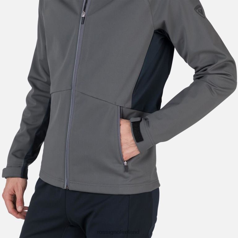 Rossignol Tops Men Soft Shell Jacket Onyxgrey 62R6R516