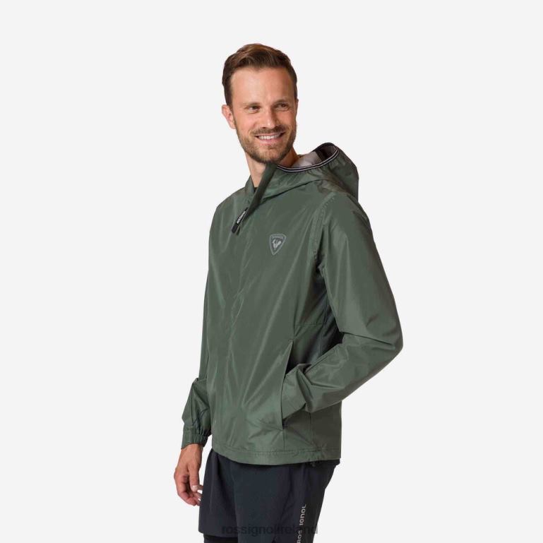 Rossignol Tops Men Active Rain Jacket Ebonygreen 62R6R187