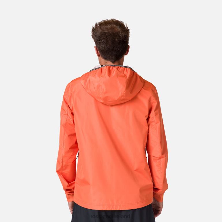 Rossignol Tops Men Active Rain Jacket Flameorange 62R6R412