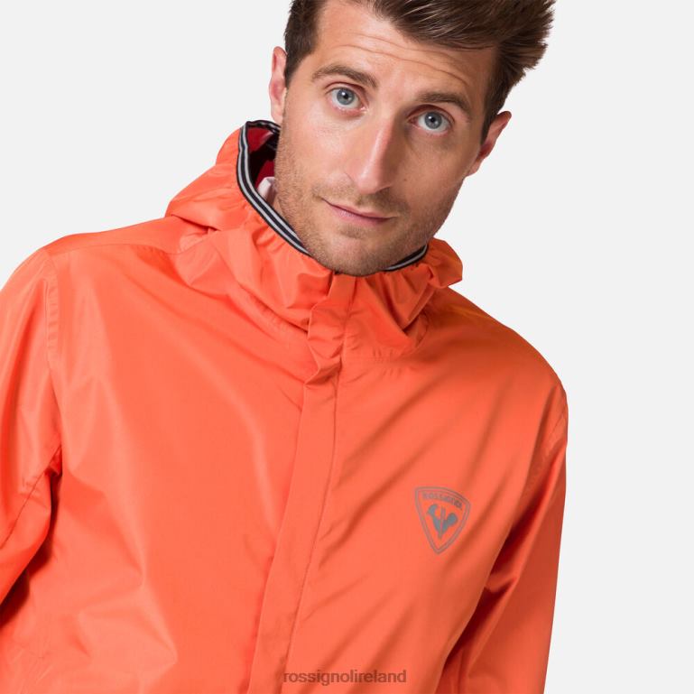 Rossignol Tops Men Active Rain Jacket Flameorange 62R6R412