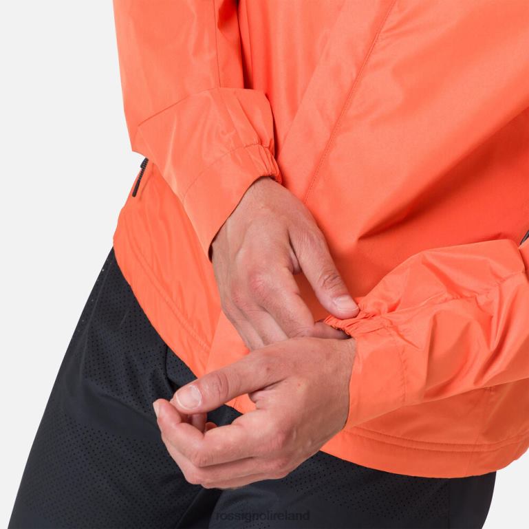 Rossignol Tops Men Active Rain Jacket Flameorange 62R6R412