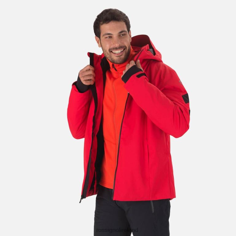 Rossignol Tops Men Controle Ski Jacket Sports Red 62R6R594