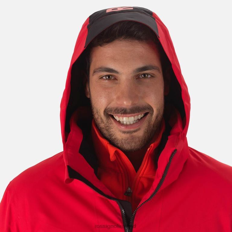 Rossignol Tops Men Controle Ski Jacket Sports Red 62R6R594