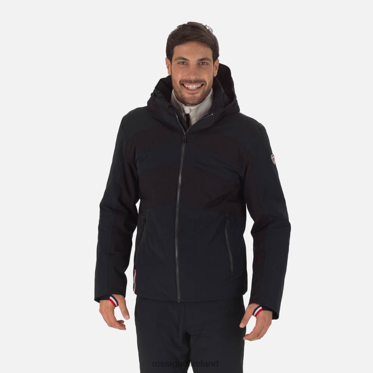 Rossignol Tops Men React Merino Ski Jacket Black 62R6R599