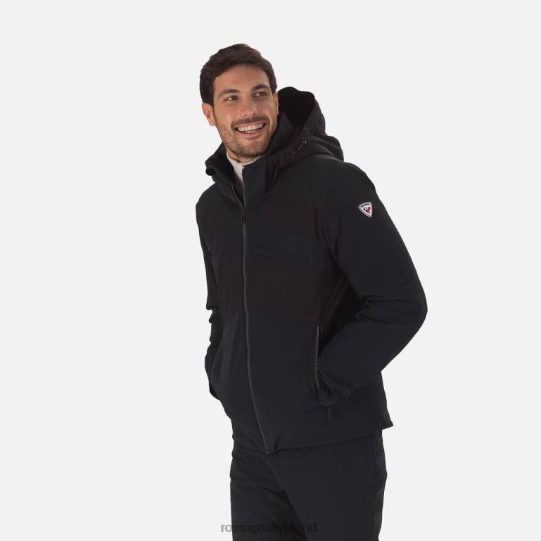 Rossignol Tops Men React Merino Ski Jacket Black 62R6R599