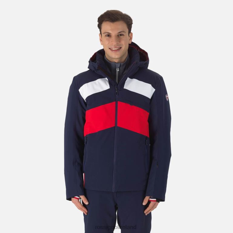 Rossignol Tops Men React Merino Ski Jacket Darknavy 62R6R181
