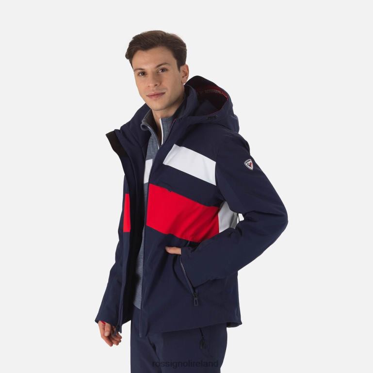 Rossignol Tops Men React Merino Ski Jacket Darknavy 62R6R181