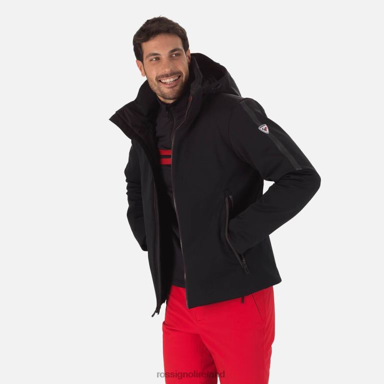 Rossignol Tops Men Softshell Flat Ski Jacket Black 62R6R636