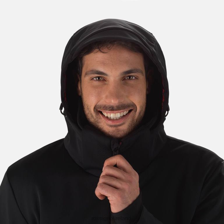 Rossignol Tops Men Softshell Flat Ski Jacket Black 62R6R636