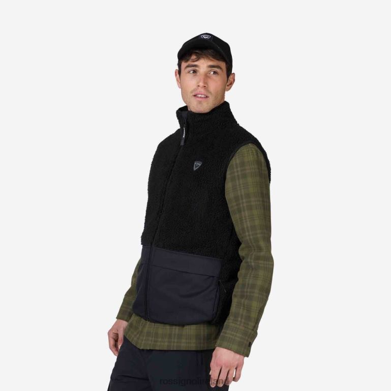 Rossignol Tops Men Fleece Vest Black 62R6R314