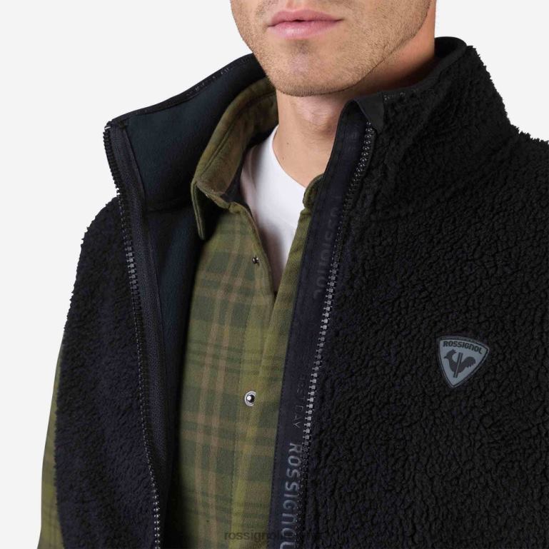 Rossignol Tops Men Fleece Vest Black 62R6R314