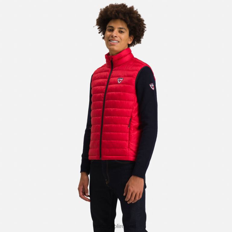 Rossignol Tops Men Insulated Vest 180Gr Carmin 62R6R500