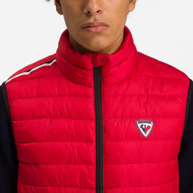 Rossignol Tops Men Insulated Vest 180Gr Carmin 62R6R500