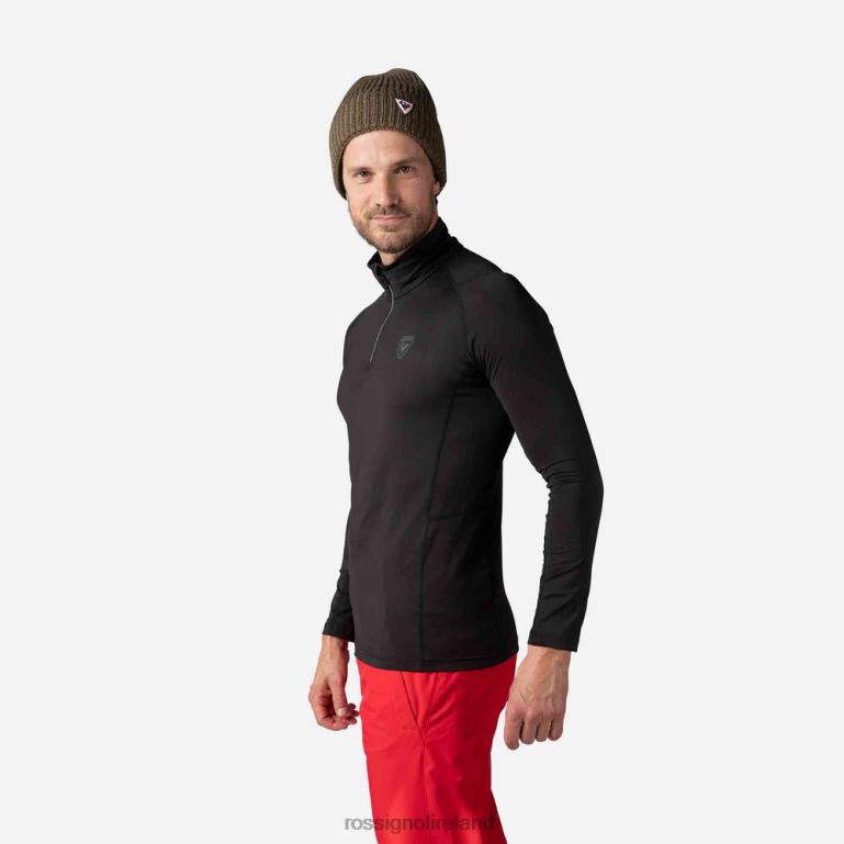 Rossignol Tops Men Classique Half-Zip Baselayer Top Black 62R6R347