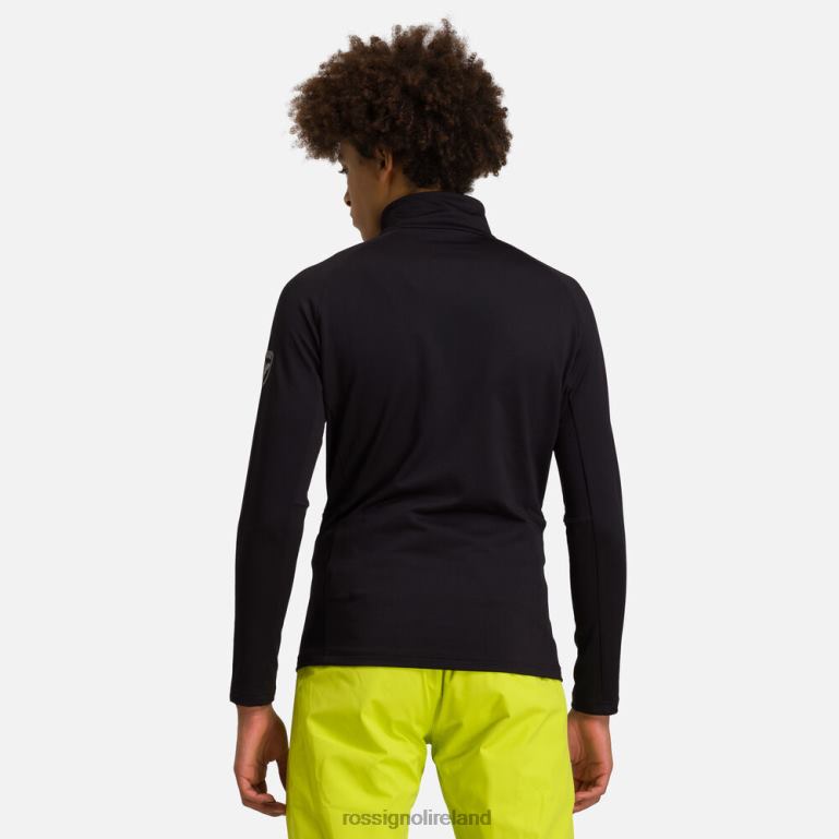 Rossignol Tops Men Classique Half-Zip Baselayer Top Black 62R6R672