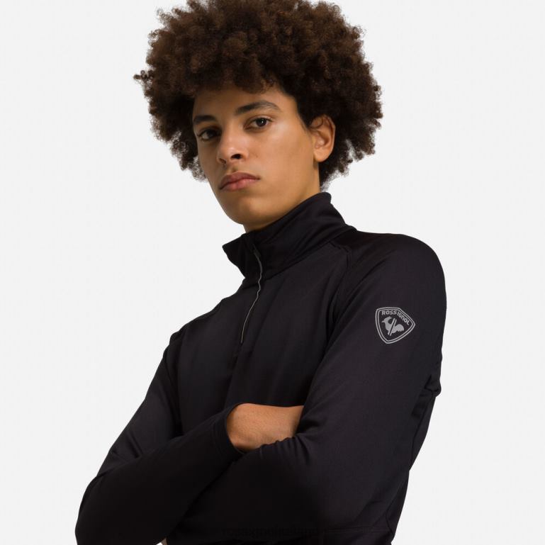 Rossignol Tops Men Classique Half-Zip Baselayer Top Black 62R6R672