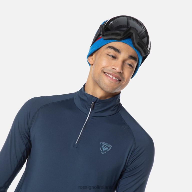 Rossignol Tops Men Classique Half-Zip Baselayer Top Darknavy 62R6R456