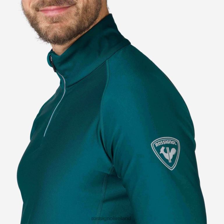 Rossignol Tops Men Classique Half-Zip Baselayer Top Deepteal 62R6R252