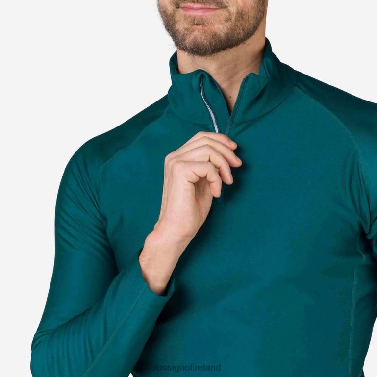 Rossignol Tops Men Classique Half-Zip Baselayer Top Deepteal 62R6R252