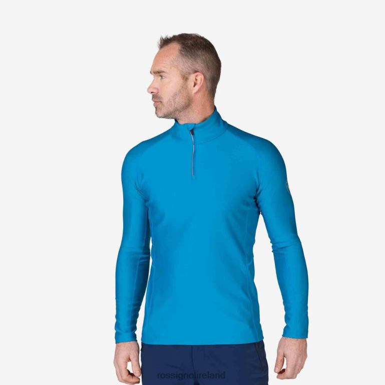 Rossignol Tops Men Classique Half-Zip Baselayer Top Ethylblue 62R6R475