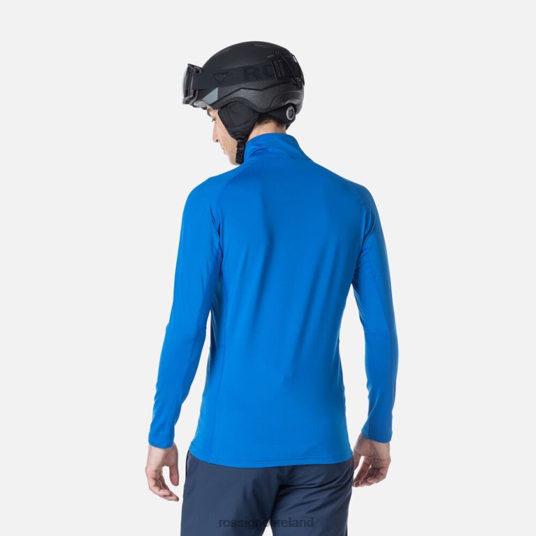 Rossignol Tops Men Classique Half-Zip Baselayer Top Lazuliblue 62R6R557