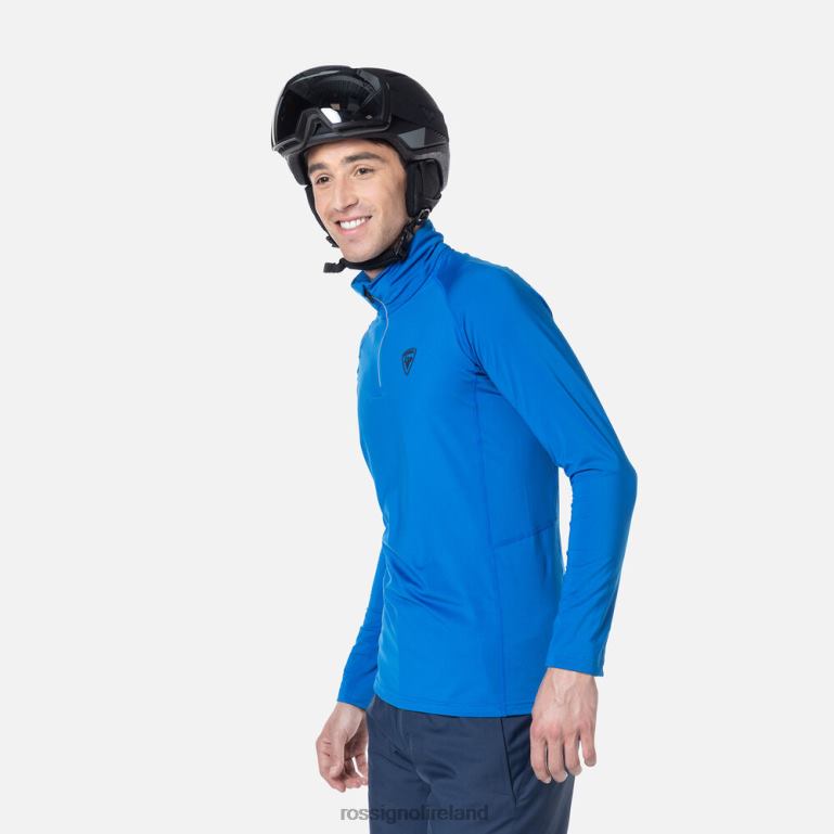Rossignol Tops Men Classique Half-Zip Baselayer Top Lazuliblue 62R6R557