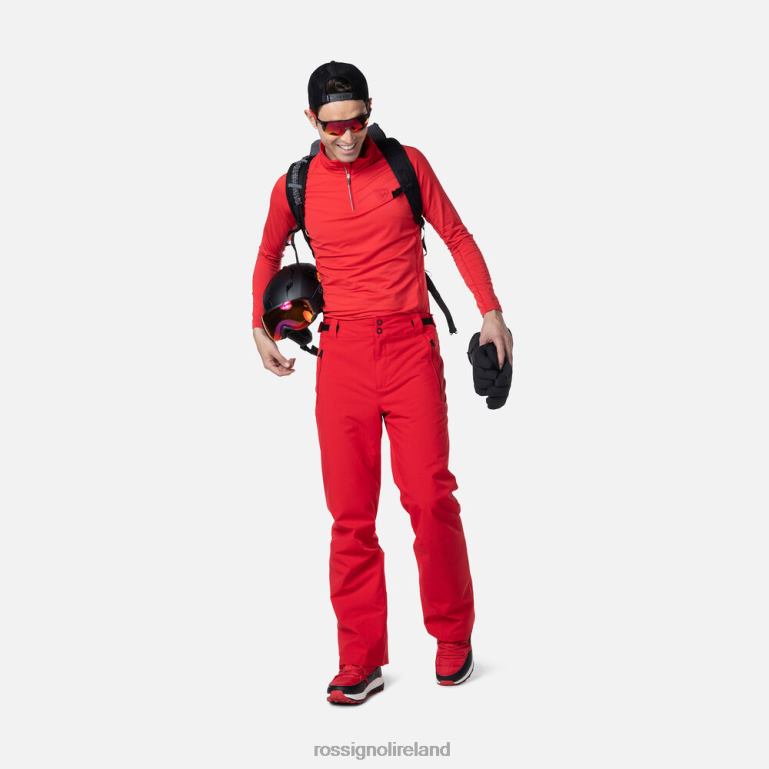 Rossignol Tops Men Classique Half-Zip Baselayer Top Sportsred 62R6R335